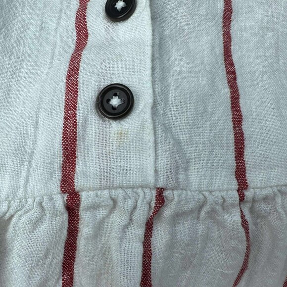 Pyne & Smith Bon Bon Stripe No. 30 Linen Dress Size Small - Picture 8 of 9